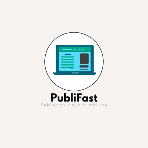 PubliFast Logo with Tagline